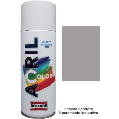 Smalto Spray Acril Color Arexons Alluminio Ral 9006 400 ml 6 Pezzi - 2