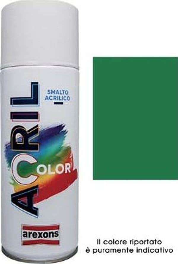Smalto Spray Acril Color Arexons Verde Menta Ral 6029 400 ml 6 Pezzi - 2