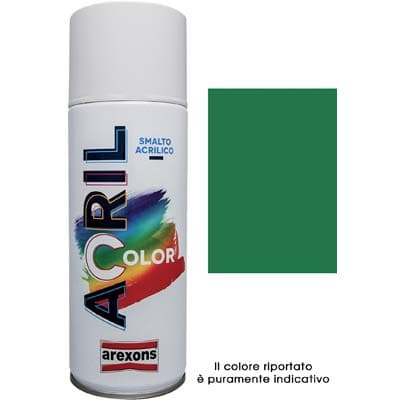 Smalto Spray Acril Color Arexons Verde Menta Ral 6029 400 ml 6 Pezzi - 2