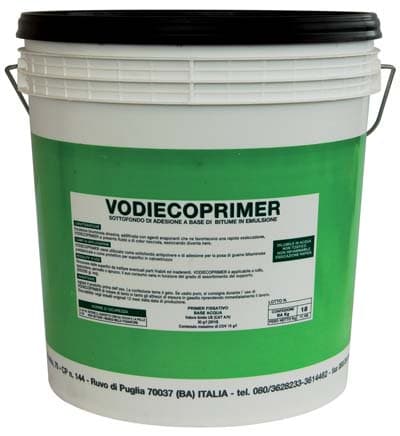 Primer Bituminoso Vodiecoprimer Vodichem Base Acqua Nero Lt 18 - 2