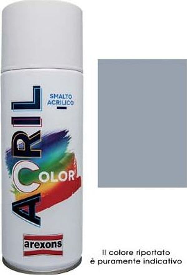 Smalto Spray Acril Color Arexons Grigio Finestra Ral 7040 400 ml 6 Pezzi