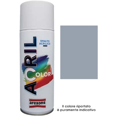 Smalto Spray Acril Color Arexons Grigio Finestra Ral 7040 400 ml 6 Pezzi - 2