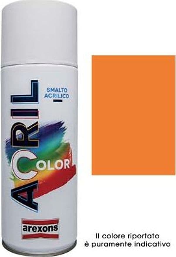 Smalto Spray Acril Color Arexons Arancio Giallo Ral 2000 400 ml 6 Pezzi