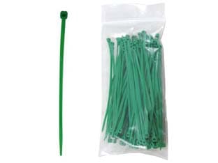 Fascette Nylon Verdi in Confezione Pezzi 100 4,8 MMX200 1 Busta T Rex - 2