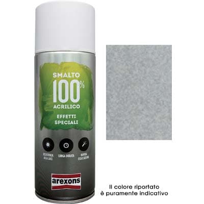 Smalto Spray 100% Acrilico Diamantato Arexons Grigio 400 ml 6 Pezzi - 2