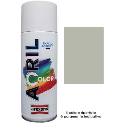 Smalto Spray Acril Color Arexons Grigio Siliceo Ral 7032 400 ml 6 Pezzi - 2