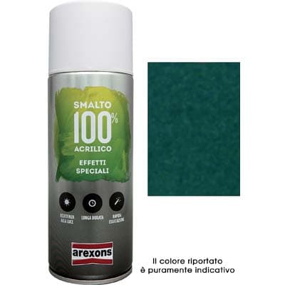 Smalto Spray 100% Acrilico Diamantato Arexons Verde Petrolio 400 ml 6 Pezzi - 2