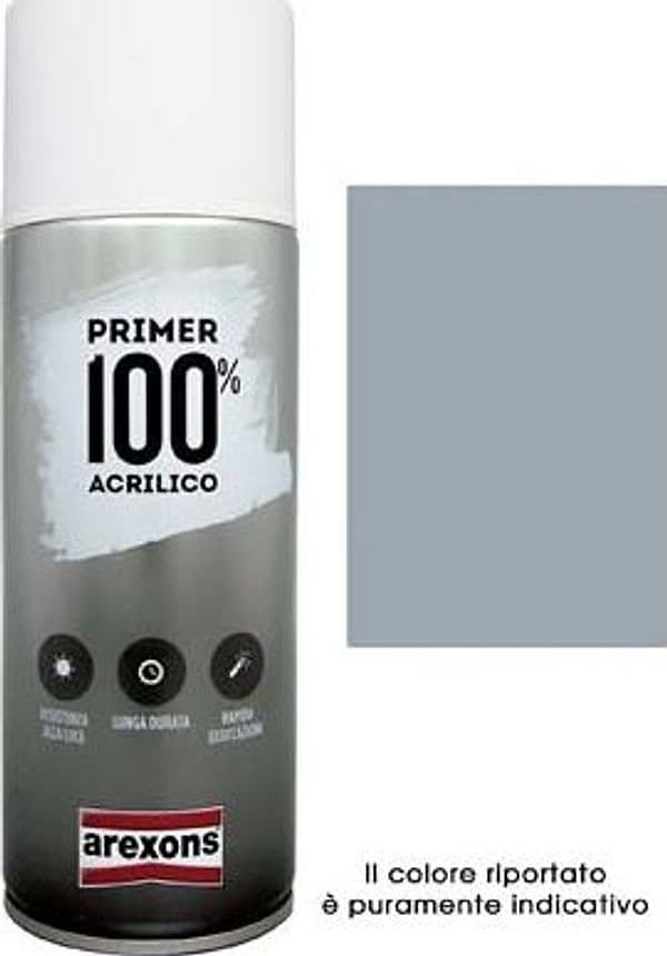 Fondo Spray Speciale Antiruggine Arexons Antiruggine Grigio 400 ml 6 Pezzi