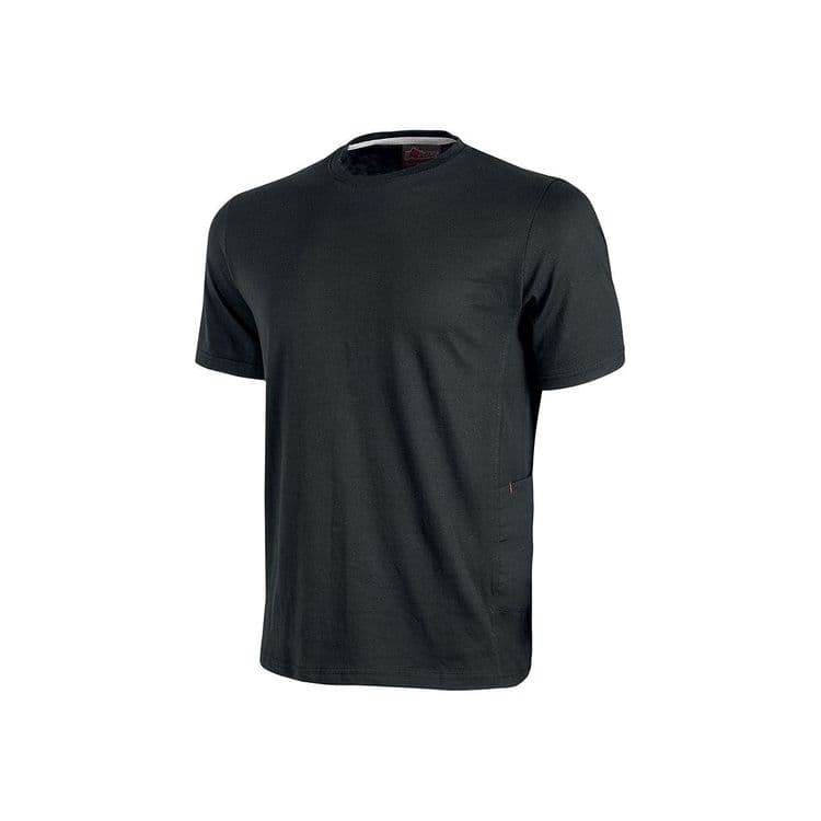 T Shirt Road Manica Corta Tg.m Black Carbon 100% Cotone U Power 3 Pezzi - 2