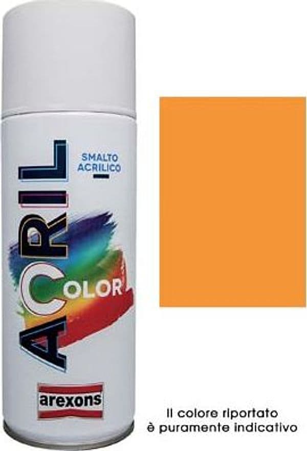 Smalto Spray Acril Color Arexons Giallo Cromo Ral 1007 400 ml 6 Pezzi