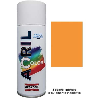 Smalto Spray Acril Color Arexons Giallo Cromo Ral 1007 400 ml 6 Pezzi - 2