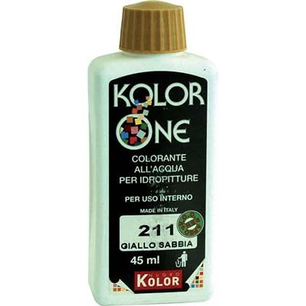 Colorante Acqua Kolorone 211 Giallo Sabbia 45 ml 12 Pezzi – Nuovo Kolor
