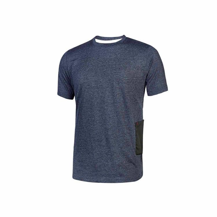 T Shirt Road Manica Corta Tg.l Deep Blue 100% Cotone U Power 3 Pezzi - 2