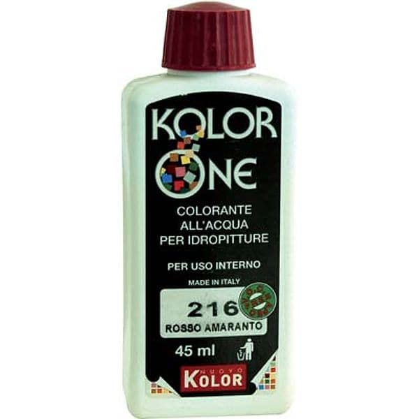 Colorante Acqua Kolorone 216 Rosso Amaranto 45 ml 12 Pezzi – Nuovo Kolor