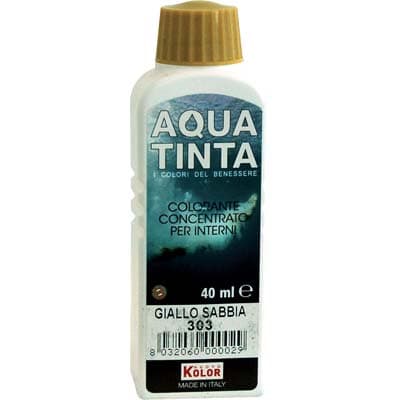 Colorante Acqua Aquatinta 303 Giallo Sabbia 40 ml 10 Pezzi - 2