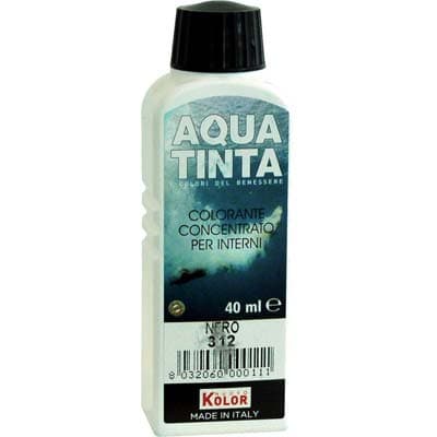 Colorante Acqua Aquatinta 312 Nero 40 ml 10 Pezzi - 2