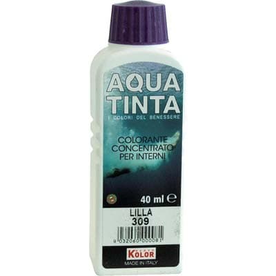 Colorante Acqua Aquatinta 309 Lilla 40 ml 10 Pezzi - 2