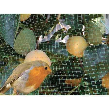 Rete Antiuccelli Ideal Star 4 x 10 m Colore Verde - 2