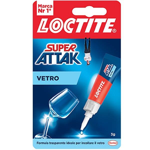Loctite Attak Vetro 3 g 24 Pezzi - 2