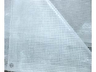 Telo Tenda PE Retinato Trasparente con Occhioli 300 CMX400 Trex - 2