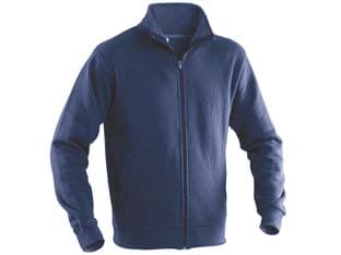 Felpa con Zip Cotone e Poliestere Tg.xl Navy - 2