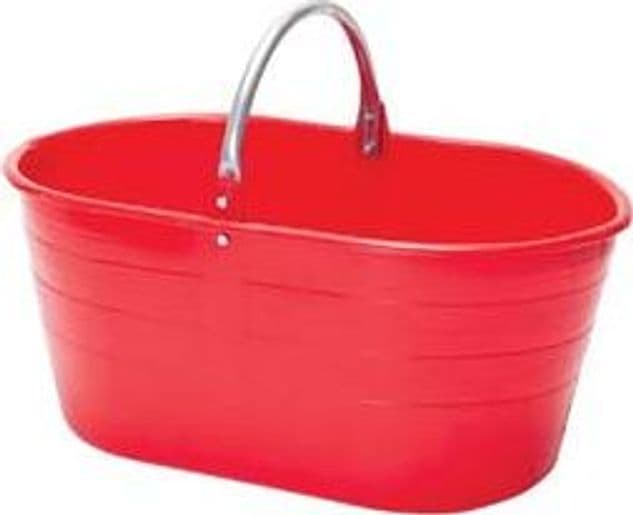 Cesta Ovale per Raccolta Manico Metallo 25 l Capacità 25 L, 57 5 Pezzi - 2