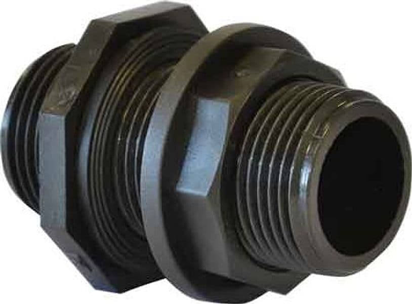 Raccordo Filettato per Serbatoio Doppio Maschio 1/2 x 3,5 Bucchi - 2