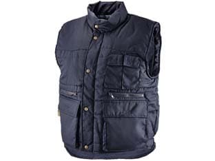 Gilet Imbottito in Poliestere Cotone Blu Tg.l - 2