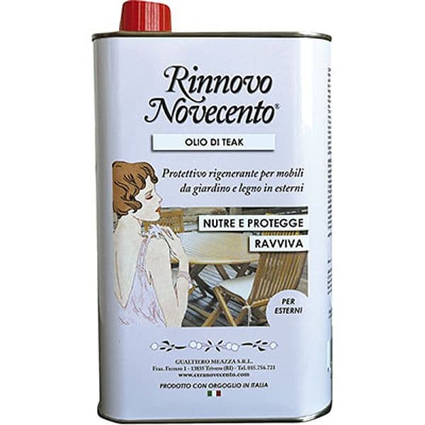 Olio Teak Novecento Trasparente 500 ml 3 Pezzi - 2