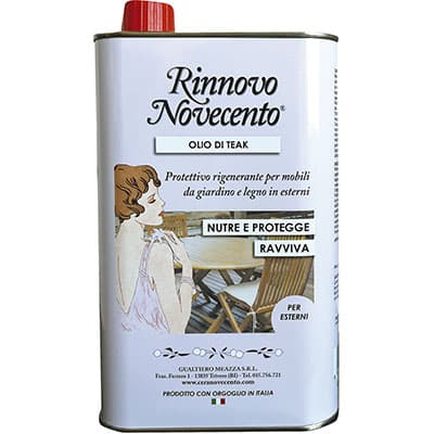 Olio Teak Novecento Trasparente 500 ml 3 Pezzi - 2