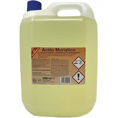 Acido Cloridrico Muriatico 30 33% 5 L 4 Pezzi - 2