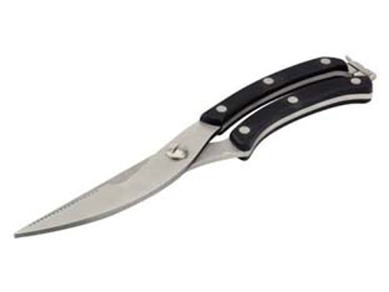 Trinciapollo in Acciaio Inox con Manico in Bachelite 25 cm Ilsa 2 Pezzi
