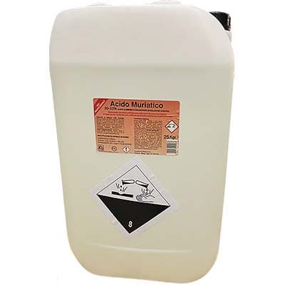 Acido Cloridrico Muriatico 3033% Kg 25 - 2