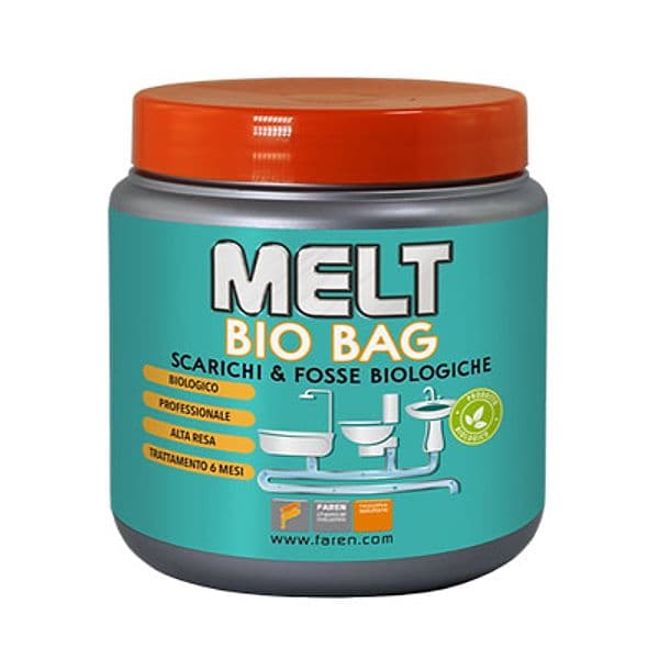 Melt Bio Bag Scarichi e Fosse Faren 6 Bustine 50 g 12 Pezzi - 2