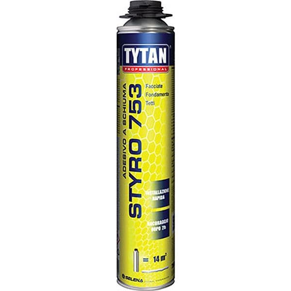Schiuma Poliuretanica Styro 753 Tytan Pistola Ml 750 - 2