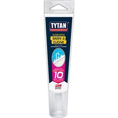 Silicone Acetico Bagni e Cucine in Tubetto Tytan 60 ml 6 Pezzi - 2