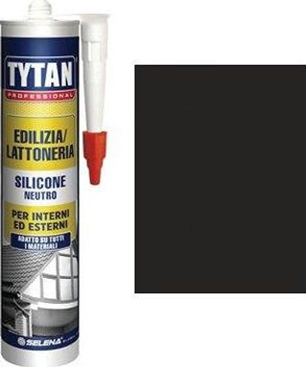 Silicone Neutro Tytan Nero 300 ml 2 Pezzi - 2