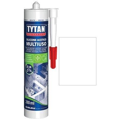 Silicone Acetico Universale Tytan Bianco 280 ml 24 Pezzi - 2