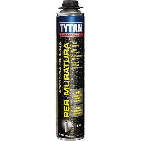 Schiuma Poliuretanica Muratura Tytan Pistola 750 ml 2 Pezzi