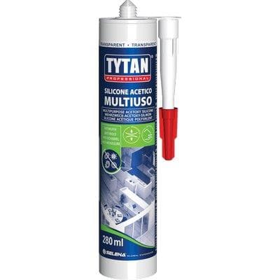 Silicone Acetico Universale Tytan Trasparente 280 ml 24 Pezzi - 2