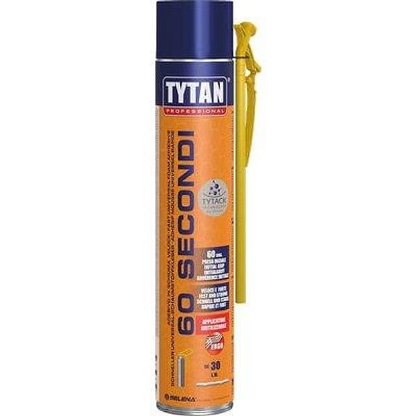 Schiuma Poliuretanica Universale 60 Secondi Tytan Manuale 750 ml 12 Pezzi - 2