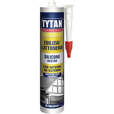 Silicone Neutro Tytan Trasparente 300 ml 24 Pezzi - 2