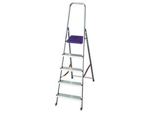 Scala in Alluminio K100 D.LGS.81 08 7 Gradini 53 CMX13,3X228H (151H Pedana) - 2