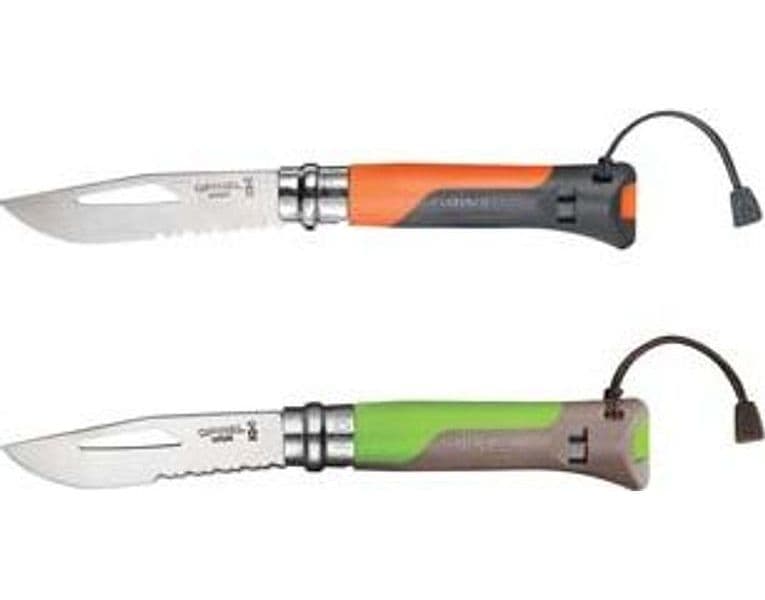 Coltello Opinel 08 Outodoor N°8 Lama da 85 cm Verde Grigio Opinel - 2