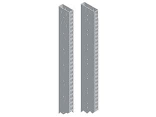 Piantana Verniciata Grigio RAL 7035 1360 mm H.X80 L.X30 P80 - 2