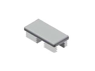 Tappo per Piantana a Filo in Plastica Grigio 30 MMX60 - 2