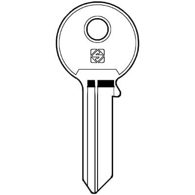 Chiave Piatta Securemme SCM4 Silca Ottone Nichelato 10 Pezzi - 2