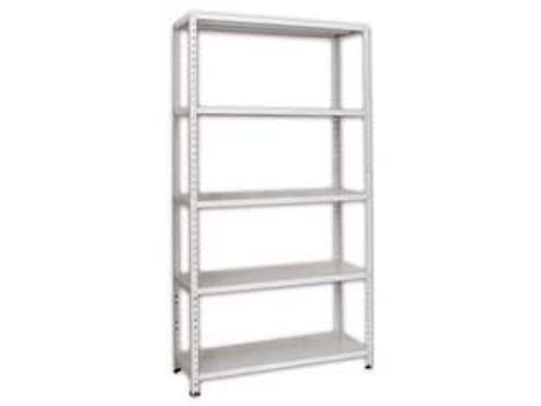 Scaffali in Kit 5 Ripiani Grigio Angolari Spezzati 5 Ripiani 100 - 2