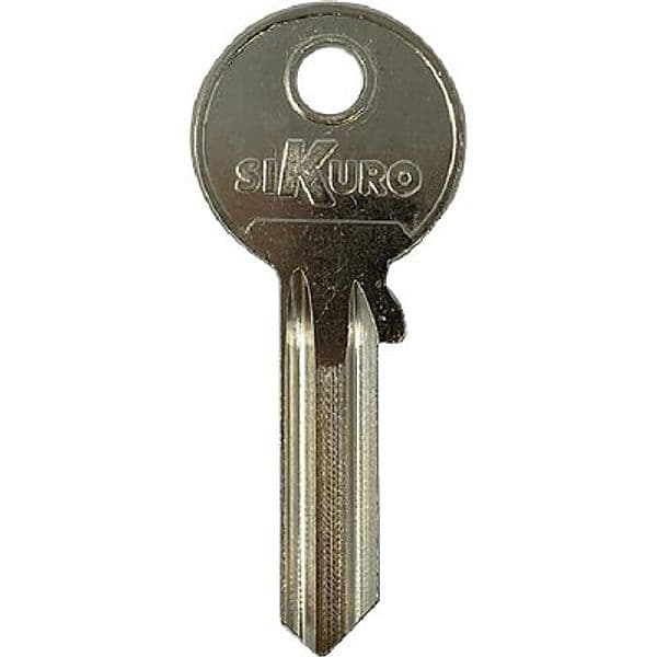 Chiave Piatta Ilsa BK007 Originale Ottone Nichelato 20 Pezzi - 2