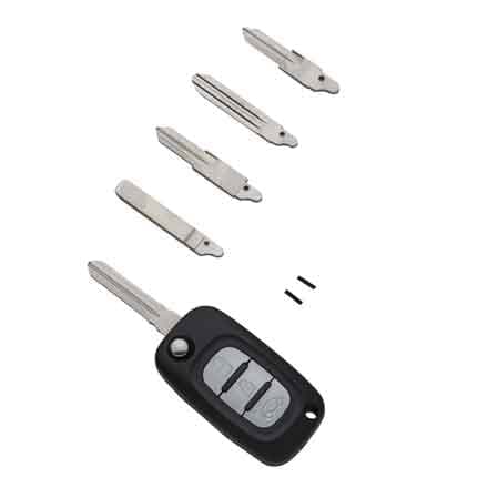 Radiocomando per Auto Nissan Dacia Renault Smart Rn N01R11 3 Bottoni Silca - 2